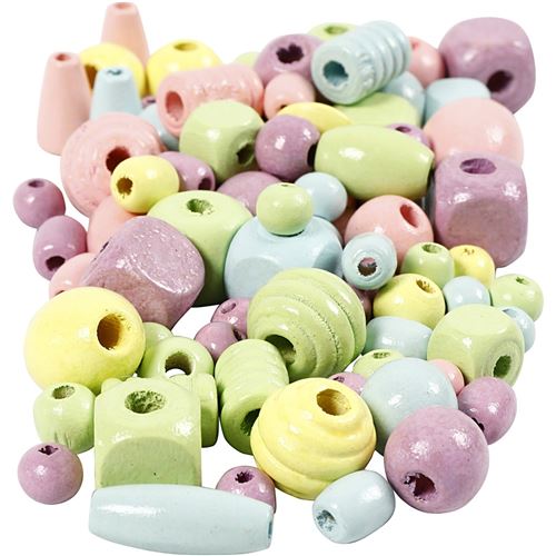 Creotime perles diverses pastel 175 grammes