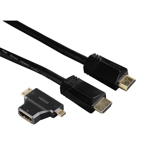 Hama High Speed HDMI with Ethernet - Kit câbles vidéo/audio/réseau