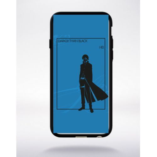 Coque darker than black hei compatible apple iphone 6 bord noir silicone