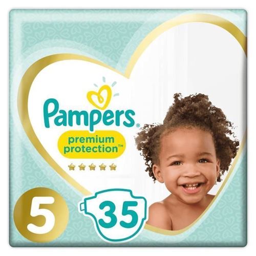 Pampers Premium Protection Taille 5 - De 11 A 23kg - 35 Couches