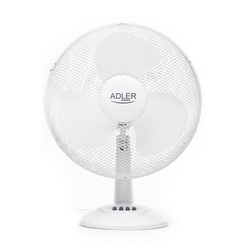 Ventilateur De Table Tête Rotative 40 Cm 90W 3 Vitesses Adler Ad 7304