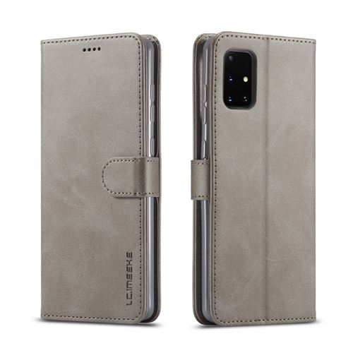 Etui en PU gris pour votre Samsung Galaxy A71 5G SM-A716