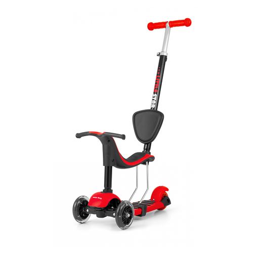 Milly Mally Little Star 3-in-1 step Marchepied Pour Enfant Junior Frein à pied Rouge