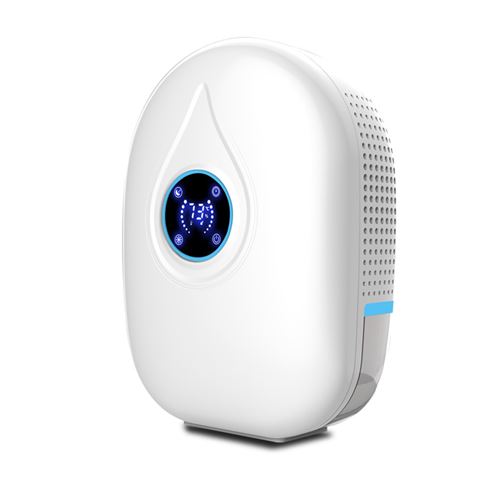 Déshumidificateur ATOUP GZ-1902 25 W silencieux évacuation continue 300 mL/24 H idéal pièces 20 m² - Blanc et Bleu