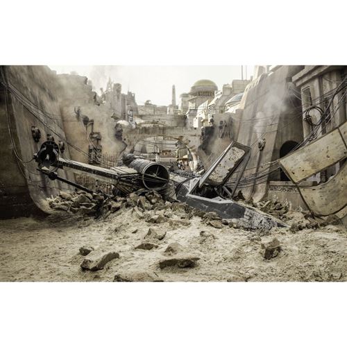 Papier Peint intiss&eacute; panoramique X-Wing chasseur stellaire &eacute;cras&eacute; - Star Wars 400X250CM