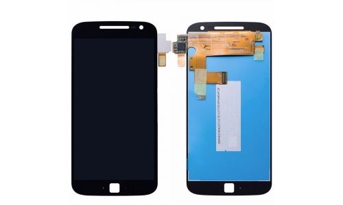 Vitre tactile et écran LCD pour Motorola Moto-G4+ coloris noir
