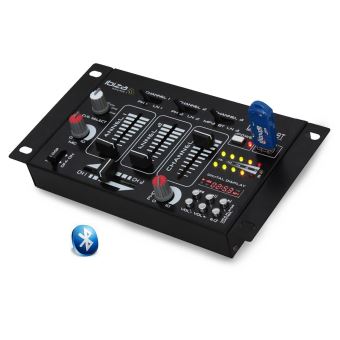 20 Sur Table De Mixage 4 Voies 7 Entrees Avec Port Usb Bluetooth