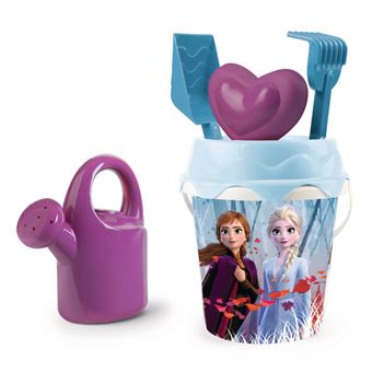 Seau de plage pailleté Smoby La Reine des Neiges 2