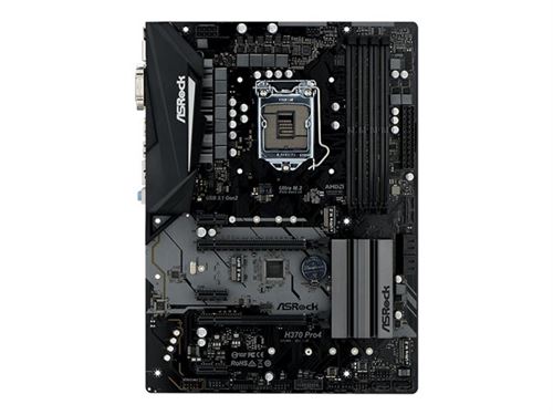 Carte mère asrock h370 pro4, intel h370 - sockel 1151