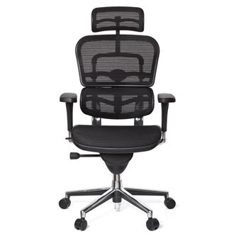 Siège de bureau Fauteuil de direction ERGOHUMAN tissu maille noir hjh OFFICE Siège de bureau Fauteuil de direction ERGOHUMAN tissu maille noir hjh OFFICE