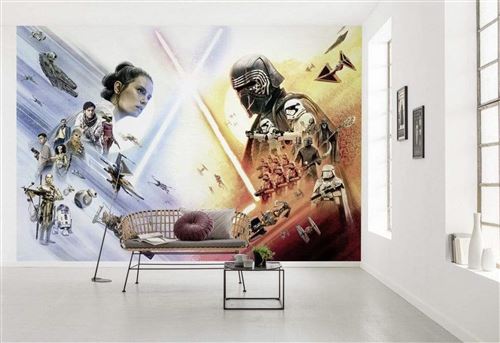 Komar Fototapete "STAR WARS EP9 Movie Poster Wide - Größe 368 x 254 cm" bedruckt glatt Kinderzimmer