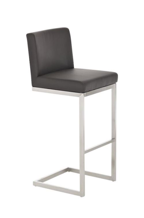 CLP Tabouret de bar Paros en similicuir , Marron
