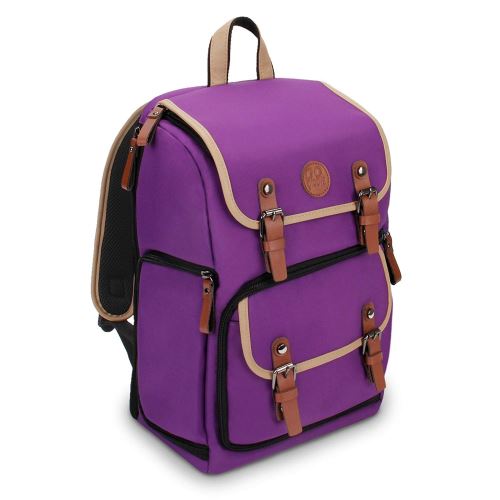 Gogroove - Sac à Dos Violet - pour Appareil Photo Reflex, support trépied...