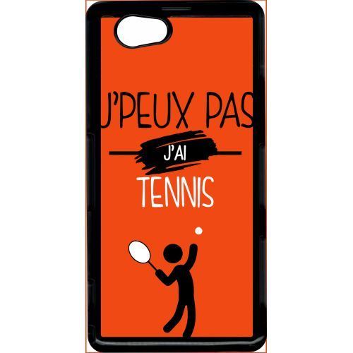 Coque sony z1 mini j peux pas j ai tennis 10