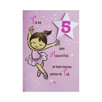 Carte De Voeux Enfant Anniversaire 5 Ans Fille Carte De Vœux Achat Prix Fnac Carte De Voeux Enfant Anniversaire 5 Ans Fille Carte De Vœux Achat Prix Fnac