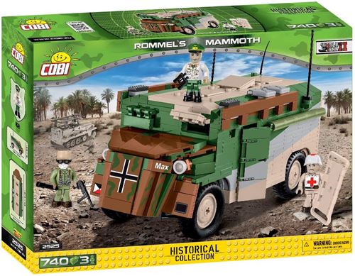 Cobi kit de construction Mammut ABS 743-pièce de Rommel, petite armée (2525)