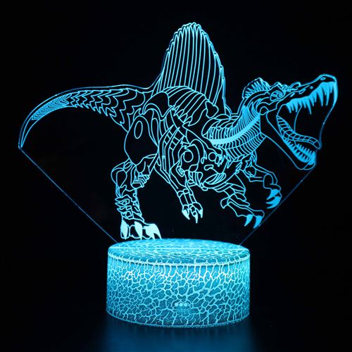 Stack - Veilleuse 3D Enfant - Dinosaure - Lampe Tactile avec Télécommande - Image 2