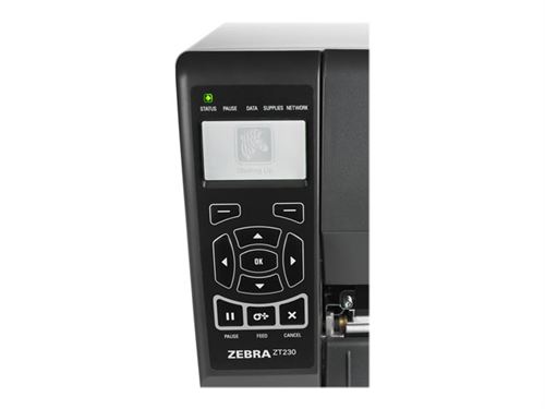 Zebra ZT230 - Imprimante d'étiquettes - thermique direct/transfert thermique - Rouleau (11,4 cm) - 203 dpi - jusqu'à 152 mm/sec - USB, LAN, série