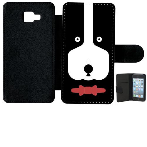 Etui À Rabat Samsung Galaxy A7 (2016) Chien Noeud Papillon