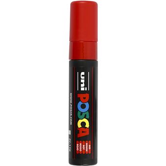 POSCA PC17K PTE XL BISEAUTE ROUGE