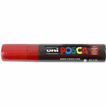POSCA PC17K PTE XL BISEAUTE ROUGE