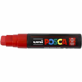 POSCA PC17K PTE XL BISEAUTE ROUGE