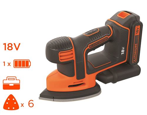 BLACK+DECKER BDCDS18, Ponceuses Delta