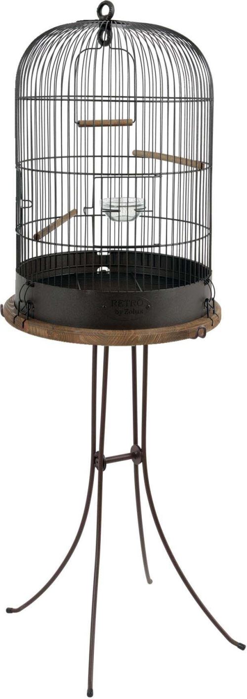 Zolux Ensemble Cage Rétro Pour Oiseaux Lisette Avec Pieds