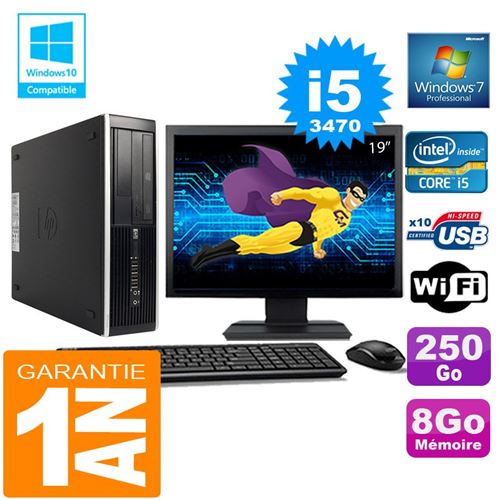 Acheter Pc hp compaq 8300 sff core i5-3470 ram 8go disque 250 go wifi w7 ecran 19' État correct - 219,00 € Pc hp compaq 8300 sff core i5-3470 ram 8go disque 250 go wifi w7 ecran 19' État correct - Hewlett-Packard reconditionné disponible sur Fnac