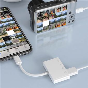 LECTEUR CARTE MICRO SD pour iPhone & iPad
