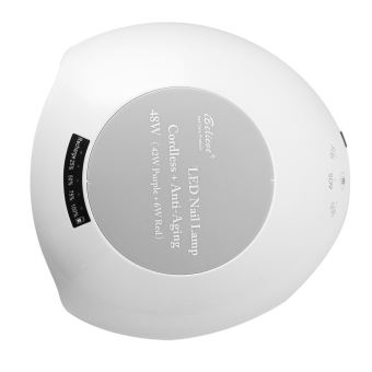 Nouveau 48w Led Sans Fil Uv Nail Gel Lampe Sans Fil Accumu Nail Polish Lumière Sèche Mrpl224