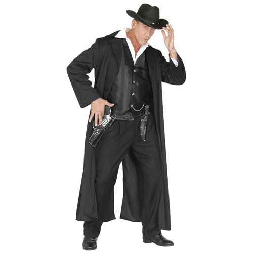 Déguisement Chasseur De Primes Western Usa Homme L Noir 44473 Widmann L - Coloris : Noir44473 Widmann