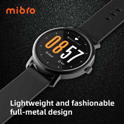 Montre connectée Xiaomi Mibro Lite 43mm Bluetooth Noir - Montre connectée -  Achat & prix