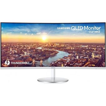 Ecran PC Samsung C34J791WTR-CJ79 34&quot; Incurvé QLED Gris - 1