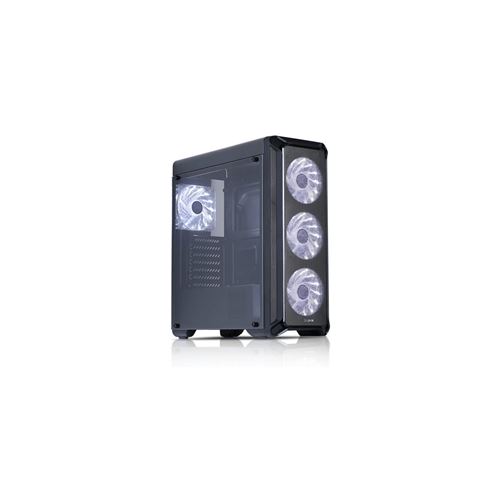ZALMAN BOITIER PC i3 - Moyen Tour - Noir - Verre trempé - Format ATX (I3BK)
