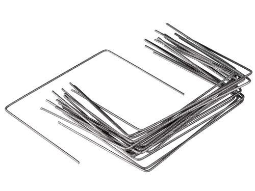 Nature Chevilles de fixation de bâche 20 pcs 25 x 20 cm Métal
