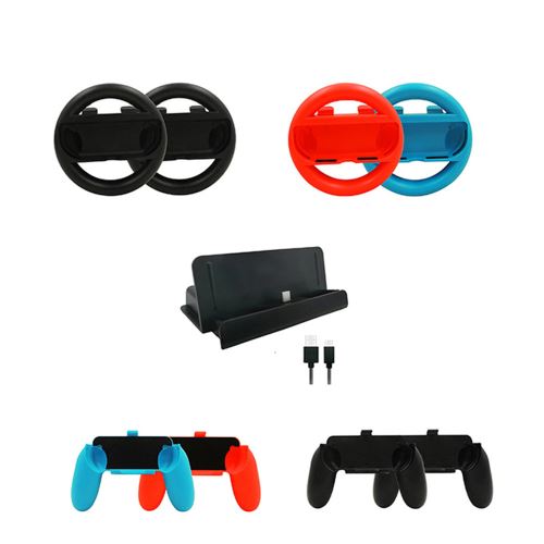 Les kits d'accessoires Nintendo Switch définissent un contrôleur de poignée Joy Con Grips 10 en 1