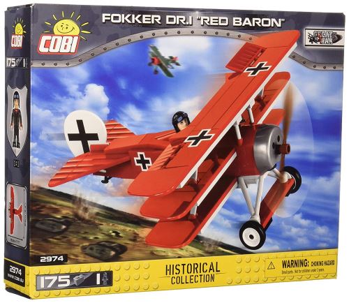 COBI Historical Collection - 2974 - Fokker DR.I Red Baron