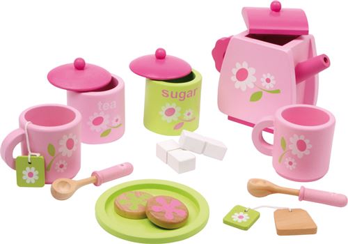 Service À Thé Pour Enfants Avec Motif À Fleurs