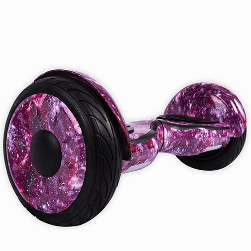Hoverboard Bluetooth 10 pouces Tout Terrain 700W Gyropde pas cher avec Haute de gamme pour enfants et adultes-galaxy bleu