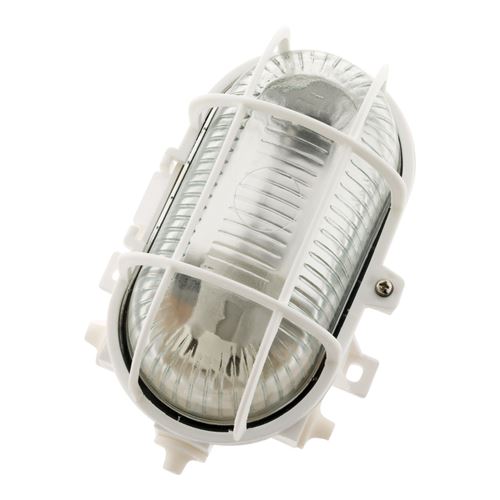 Non Communiqué Blanc Zenitech - Hublot Ovale Extérieur 5W Ip44 + Ampoule Led