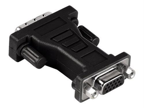 Hama - Adapter voor display - DVI-I (M) naar HD-15 (VGA) (V) - zwart