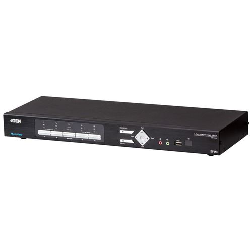 Commutateur KVMP multi-vues USB 4 ports USB DVI ATEN CM1164A
