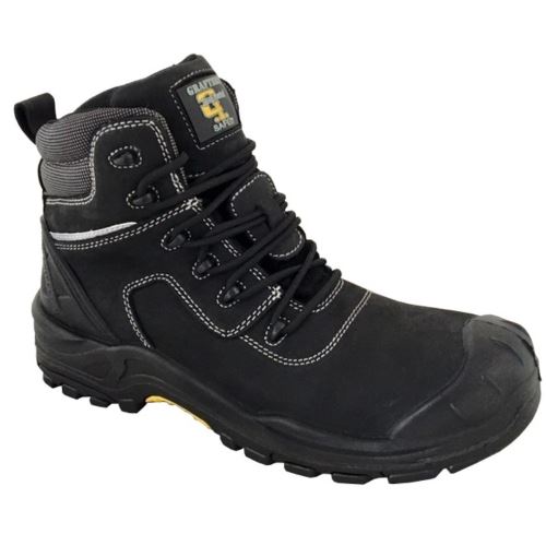 Grafters - Chaussures en cuir de sécurité - Homme (45 FR) (Noir) - UTDF1784