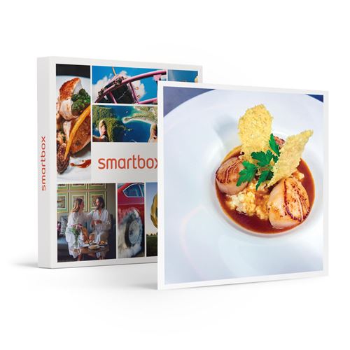 SMARTBOX - Prestation de 4h par un chef cuisinier d'un menu Gourmet à domicile pour 2 - Coffret Cadeau