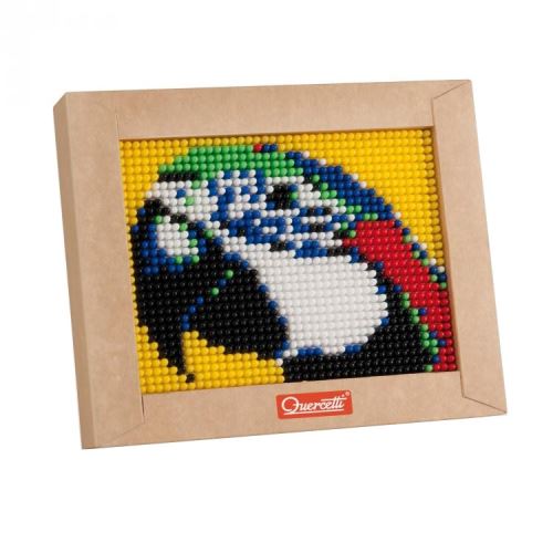 Quercetti mini-pixel art perroquet 21 x 17 cm 1200 pcs