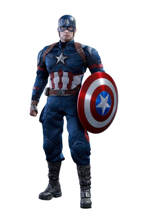 Figurine Hot Toys MMS350 - Marvel Comics - Captain America : Civil War - Captain America
