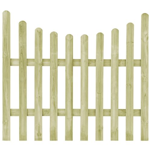 Dealpark Portillons de jardin Cloture de jardin en bois Portail de jardin Cloture exterieur terrasse 170 x 150 cm