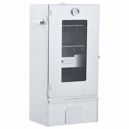 vidaXL Fumoir de four à BBQ avec 1 kg de copeaux de bois 44,5x29x83 cm