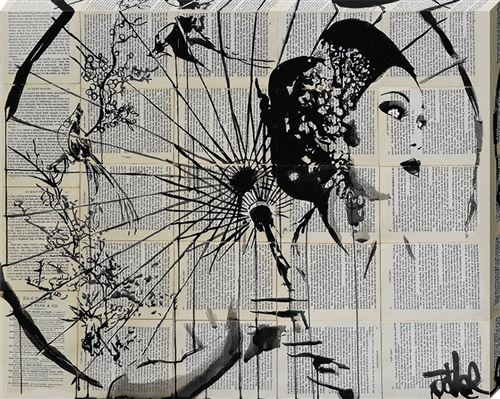 Loui Jover imprimée Blossom 40 x 50 cm